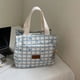 thumbnail image 5 of Herunwer Canvas Tote Bag for Women with Pockets Crossbody Bag Tote Shoulder Handbags Casual Work Bags Everything Tote Bag, 5 of 6