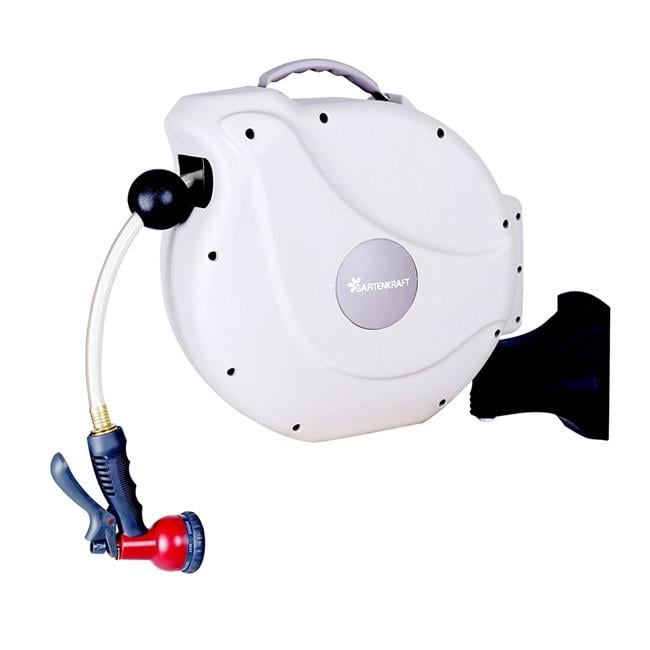 Gartenkraft NW-20S 0.5 in. x 65 ft. Retractable Garden Hose Reel by Gartenkraft