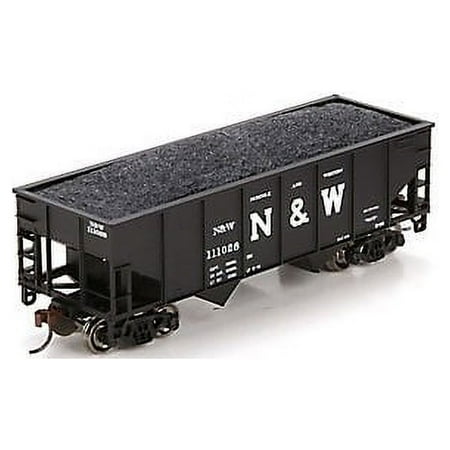 Athearn HO Scale 34' Ribbed Hopper Coal Car Norfolk & Western/N&W #111028