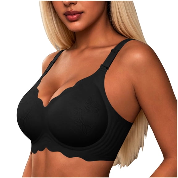 Yutgune Lace Bra Floral Wireless Triangle Women's Bras Ventilated Comfort Night Out Womens Bras