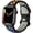Black/Rainbow, variant on ZYX Breathable Sport Band for Apple Watch, Two-Tone Silicone Replacement Strap with Air Holes, Anthracite Black, 38/40/41/42mm-Series 11 10