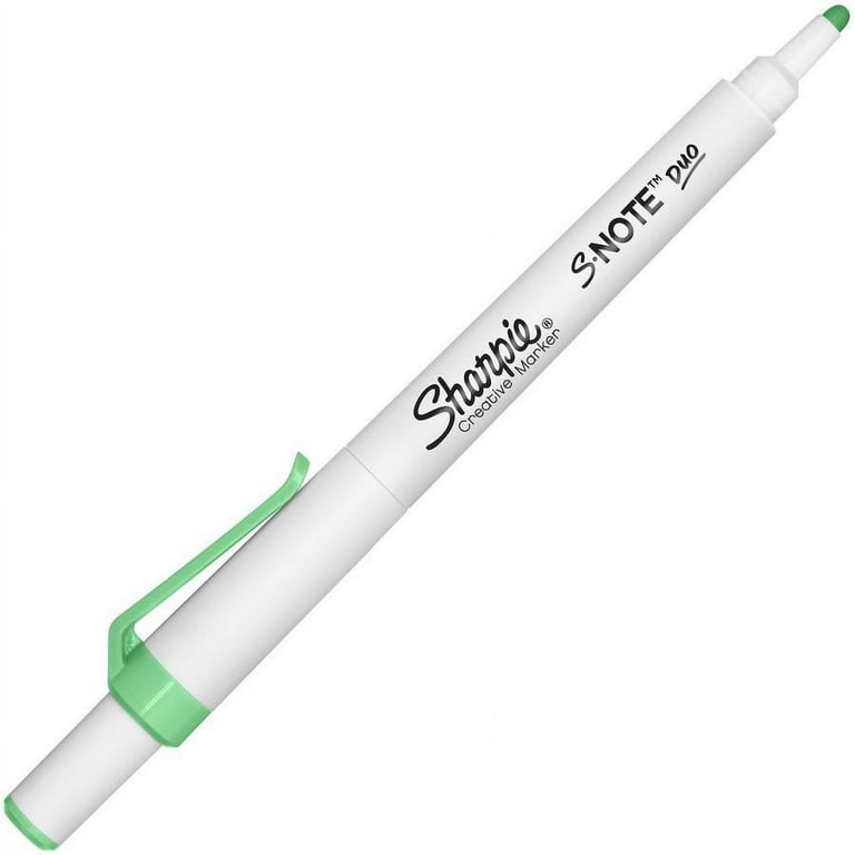 Sharpie S-Note Duo Dual-Tip Markers - Chisel, Bullet Marker Point Style - Assorted - 6 / Box Sharpie S-Note Duo Dual-Tip Markers - Chisel, Bullet Marker Point Style - Assorted - 6 / Box