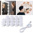 thumbnail image 4 of Nishore Light Bulb,10 Fill Usb And Color Temperatures Vanity Mirror 3 Color Fill Usb Play Led With 3 Makeup Mirror Dimmable Mirror With, 4 of 6