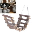thumbnail image 4 of Pet Hanging Ladder, Easy To Install Natural Bird Rope Ladder Cage Accessories  For Chewing For Most Small Rodents 40cm,50cm,60cm,70cm, 4 of 8