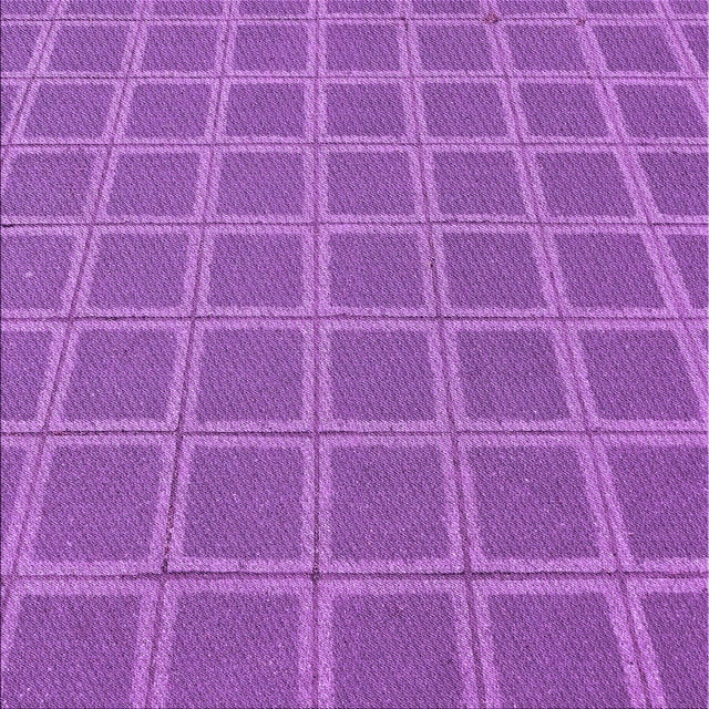 Ahgly Company Tapis d'Intérieur Lavable en Machine Carré Transitionnel Heliotrope Violet, 8 Pieds Carré