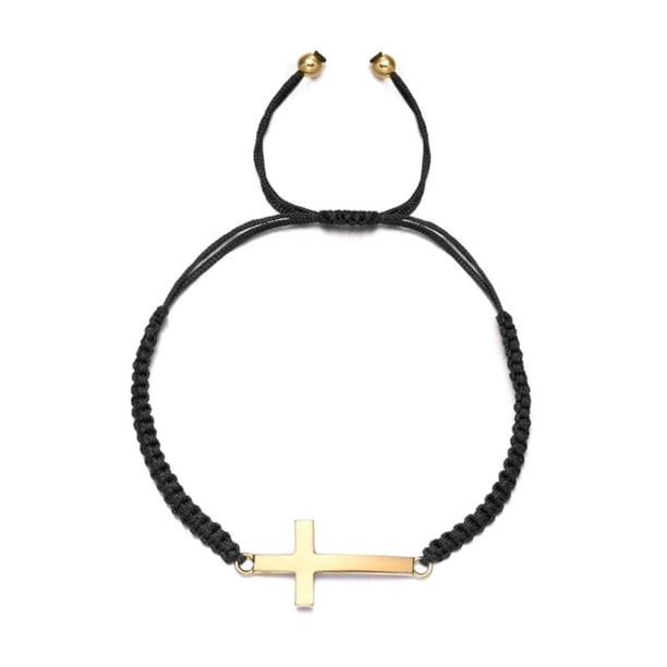 Pulsera de moda minimalista ajustable de nylon cuerda trenzada hecha a mano unisex muñeca tobillera para los hombres