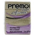 thumbnail image 2 of Sculpey Premo Premium Oven-Bake Clay 2oz-Yellow Gold Glitter, 2 of 2
