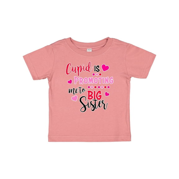 Inktastic Cupid is Promoting Me to Big Sister Girls Baby T-Shirt