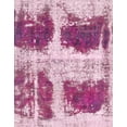 thumbnail image 1 of Ahgly Company Machine Washable Indoor Rectangle Abstract Pink Lemonade Pink Area Rugs, 2' x 4', 1 of 7