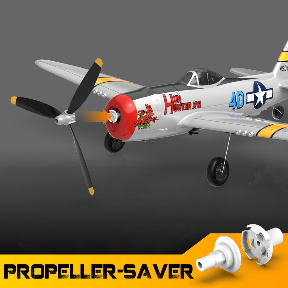 VOLANTEX P47 Thunderbolt RC Plane 2.4G 4CH Fighter Remote Control RTF Aerobatic Aircraft Model Toys