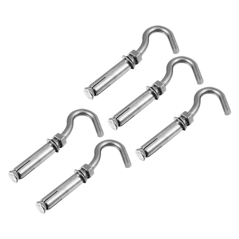 Hooks Wall Expansion Anchor Hook Hanging Bolts Masonry Open Clamps