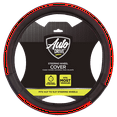 thumbnail image 3 of Auto Drive 1-Piece Leather Sports Car Steering Wheel Cover  Red - Universal Fit, 23SWC230, 3 of 5