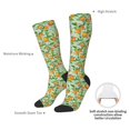thumbnail image 4 of Fuzoiu Tangerine Print Adult Stockings,Crew Socks,Unisex Fashion Socks, Casual Sports Socks,Comfortable Crew Socks for Everyday Wear and Sports, 4 of 6