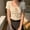 White, variant on Women's Short Sleeve Top, Casual Off-Shoulder Blouse in Solid Color, Soft Polyester Relaxed Fit T-Shirt for Summer