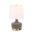 thumbnail image 3 of Elégant Decor TL3051BR Verve 1 Lampe de Table en Laiton Léger, 3 of 4