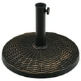 thumbnail image 1 of Gymax Base Ronde en Résine de 22 Lb pour Parasol de Patio avec Support et Bouton Réglable, 1 of 10