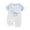Blue, variant on Utlike Jumpsuit Baby Boy Clothes Short Sleeve Cartoon Romper Classic Basic Playsuits Size 0 Months-3 Months