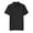 1la01_black, variant on Mens Pique Polo Shirts Regular Fit Short Sleeve Plain Cotton Tee
