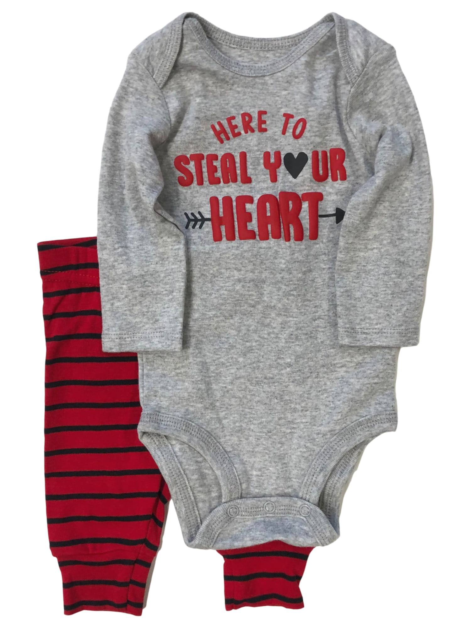 Details about   NWT CARTER'S JUST ONE YOU VALENTINE 6M HUGGABLE LOVABLE KISSABLE LONG SLEEVE 