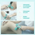 thumbnail image 6 of Doeplex Muscle Roller Handheld Massager for Neck, Shoulder, Arm, Leg, Body Relaxation Roller for Soreness, Cramping Pain Relief (Green), 6 of 8