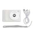 thumbnail image 1 of 4K Digital Camera 48MP HD 16X Digital Zoom Autofocus Portable Pocket Micro SLR Camera with 2.4 Inch TFT Screen for Travel Photography Vlogging White, 1 of 4