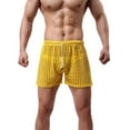 thumbnail image 3 of Men's Sexy Hollow Boxer Shorts Lingerie Lounge Boxers Underwear Pajamas, 3 of 4