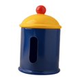 thumbnail image 3 of Caja de pañuelos de cerámica, caja de almacenamiento para servilletas, caja de papel, mesa, servilletero creativo, soporte para pañuelos para sala de azul, 3 of 9