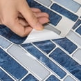 thumbnail image 3 of LongKing Blue Marble Tile Peel and Stick Backsplash 12 in. x 12 in.(10-Pack), 3 of 6