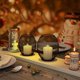 thumbnail image 2 of Candelero decorativo de mesa de hierro forjado, candelero Deco Tealight para boda, Halloween oso de fresa  Electrónica, 2 of 3