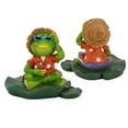 thumbnail image 3 of Estatua de Rana, Escultura de Rana Ecológica Resina Amigable Exquisita inofensiva para Niños para escritorio para dormitorio para estanque, 3 of 7