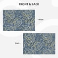 thumbnail image 3 of Placemats Set Of 4 / 6, Paisley Print No.J97 Placemats For Dining Table Indoor/Outdoors Heat Resistant Washable Placemats 18" X 12", 3 of 8