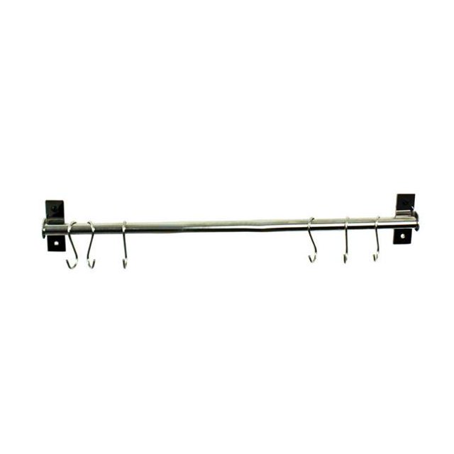 Enclume Design Products HWR24 SS 24 in. Habitat Wall Rack Utensil Bar, Stainless Steel