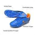 thumbnail image 4 of Dream Pairs Boys Girls Soccer Football Cleats Shoes(Toddler/Little Kid/Big Kid) SUPERFLIGHT-3K ROYAL/BLUE/ORANGE Size 6, 4 of 5