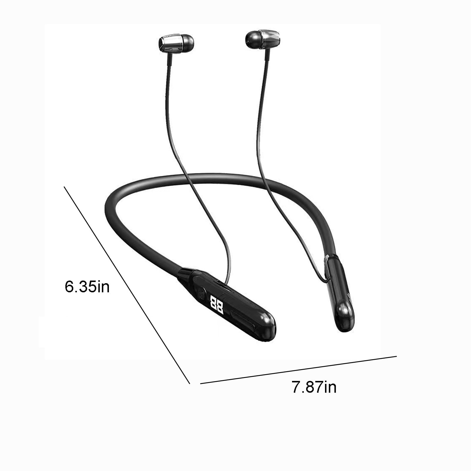 Apmemiss Clearance Hanging Neck Wireless Bluetooth Earphones with Semi In  Ear Noise Reduction and Ultra Long Battery Life Earphones Overstock Items  Clearance All Prime 