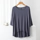 thumbnail image 1 of Fiudx Ofertas Flash Artículos En Oferta Blusa de Mujer Lisa Casual Moda Cuello Redondo Regular Sin Mangas Ropa de Dormir Tops, 1 of 3