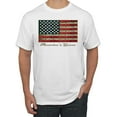 thumbnail image 1 of Wild Bobby, American Game Flag Baseball Bat, Sports, Men's Graphic Tees, White, 2XL, 1 of 3