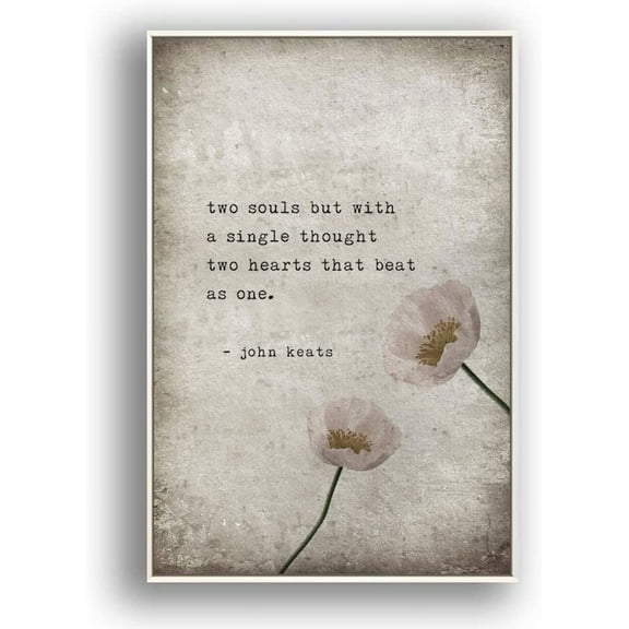 IDEA4WALL Framed Canvas Wall Art for Living Room, Bedroom Beautiful Quotes Canvas Prints for Modern Home Decoration Ready to Hang