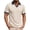 Creamy White, variant on RICHCOIN Polo Shirts for Men V Neck Short Sleeve Golf Shirts Casual Textured Knit Old Money Tops