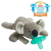 Philips Avent Soothie Snuggle Pacifier Holder with Detachable Pacifier, Koala, 0M+, SCF347/06