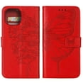 thumbnail image 2 of SaniMore Case for iPhone 14 Plus (6.7" 2022), PU Leather Skin with Luxury Embossed Butterfly [Wrist Strap & Card Slots & Flip Kickstand] ull-body Shockproof Wallet Cover For iPhone 14 Plus, Red, 2 of 7