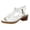 White, variant on Babysbule Womens Sandals, Style Women's Sandals Fashion Car Stitching Thick Heel Comfortable Shoes