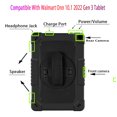 thumbnail image 2 of SOATUTO for Walmart Onn 10.1 Tablet Case 2022 Model: 100071485 Shockproof Kids Friendly Lightweight Hand Free Kickstand Protective Case Built in Strap for Onn 10.1 inch Tablet 2022 Gen 3 - Black+Black, 2 of 7
