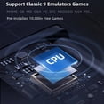 thumbnail image 4 of Consola de juegos portátil Consolas de videojuegos de 2500 mAh para adultos y niños (Plata), 4 of 9