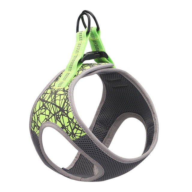 Reflective Dog Vest Harness for Small Medium Dogs, Breathable Mesh Vest Harness Easy Adjustable Step-in Dog Harness Safety Vest for Pets Escape Proof No Choke for Running Hiking
