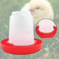 thumbnail image 1 of Chicken Feeder Geese Chook Hen Pigeon Stable Automatic Tray Feeder Portable Stable Blanking Bucket Drinking, 1 of 1