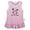 Pink Sleeveless Dresses, variant on Hi, I'm New Funny Dresses For Baby, Newborn Babies Skirts, Infant Princess Dress, 0-24M Kids Graphic Clothes (Pink Raglan Dresses, 0-6 Months)
