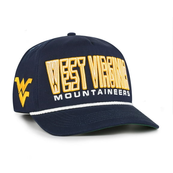 Youth '47 Navy West Virginia Mountaineers Byline Hitch Adjustable Hat