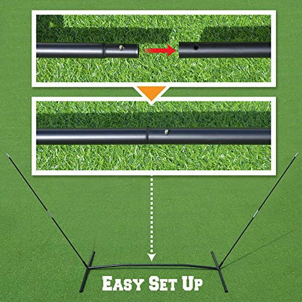 Sunrise 5' x 5' Baseball and Softball Practice Net with Strike Zone Target and Carry Bag