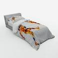 thumbnail image 3 of Ambesonne Abstract Bedding Set 4 Pcs, Colorful Footballers, Queen, Multicolor, 3 of 3