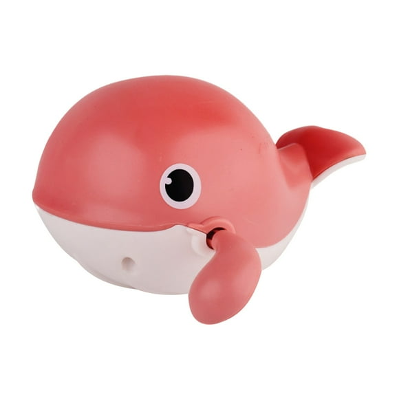 JEMOSTAT Baby Bath Toys, Wind up Whale Bathtub Toys, Toddlers Swimming Floating Playing Set in Bathroom Beach Pool, Colourful Water Playset Gifts for Boys and Girls